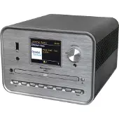 Soundmaster ICD1050SW si CD-spelare Silver Internetradio, DAB+, WLAN, USB, Inkl. högtalare