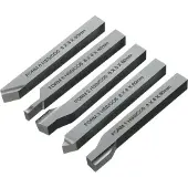 Proxxon Tillbehörsset ; HSS; 8x8x80 mm; 5 st.