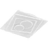 FISCHER&HONSEL GMBH LED taklampa Ratio, dimbar, Vitt / opal, Vardagsrum / matsal, Metall, Modern, LED-taklampa