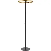 SLV Golvlampa , One Straight, dimbara, Guld / mässing, Vardagsrum, Metall, Modern