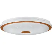Eglo LANCIANO 1 taklampa Ø480 4000 lm 3000/4000/5000K vit/trä