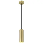 SLV Hänglampa Enola, dimbar, Mässing / guld, Vardagsrum / matsal, Aluminium / grå / zink, Modern, Pendellampa