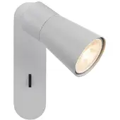 SLV Vägglampa Puri 2.0 Cone, dimbar, Aluminium / grå / zink, Vardagsrum / matsal, Aluminium / grå / zink, Modern, Vägglampa, vägglampa inomhus