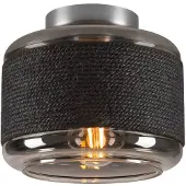 SLV Taklampor , Pantilo Rope 19, dimbara, Svart, Vardagsrum, Glas, Modern