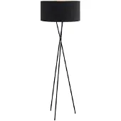 Eglo Golvlampa Fondachelli, Svart, Vardagsrum / matsal, Textil / tyger / siden, Ungt boande, Golvlampa