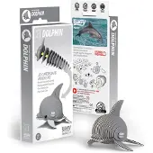 Eugy Delfin 3D Pussel, 25 Bitars Ekovänlig Lärande Legetoy för Barn 6+