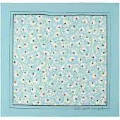 Kate spade Scarf 'Wild Blooms' turkos / himmelsblå / svart / vit