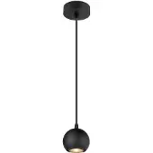 SLV Hänglampa Light Eye 90, dimbar, Svart, Vardagsrum / matsal, Metall, Modern, Pendellampa