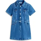 Tommy Hilfiger Denim Short Sleeve Trucker Dress