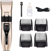 INF Tyst hundtrimmer med tillbehör Champagne
