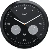 Mebus 52825 DCF Väggklocka 26 cm x 42 mm Svart