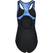 Mountain Warehouse Womens/Ladies Take The Plunge Printed One Piece Swimsuit (Purple)
