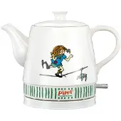 Pippi Keramisk vattenkokare - 0,8 liter - Pippi Circus design