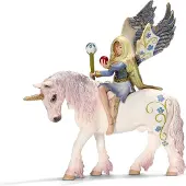Schleich - Elf Figurine Bilara With Enhörning