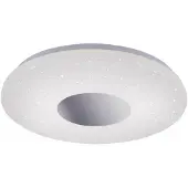 JUST LIGHT Taklampa med rörelsesensor Lavinia, Vitt / opal, Hall, Syntetmaterial, Modern, Taklampa med rörelsedetektor