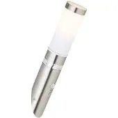 Brilliant Bole G46798/82 Utomhusväggbelysning med rörelsedetektor Halogen E27 60 W Rostfritt stål