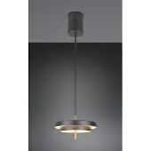 TRIO Lighting Pendellampa Keaton, dimbar, Svart, Vardagsrum / matsal, Metall
