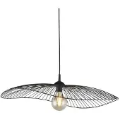 Searchlight Hänglampa Wave, dimbar, Svart, Vardagsrum / matsal, Metall, Pendellampa