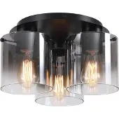 Searchlight Taklampa Sweden, dimbar, Svart, Vardagsrum / matsal, Metall, Taklampa