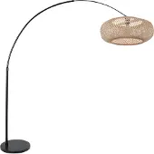 Steinhauer Båglampa Sparkled Light, Svart, Vardagsrum / matsal, Metall, Skandinavisk, Golvlampa