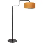 Steinhauer Golvlampa Bloeba, Svart, Vardagsrum / matsal, Metall, Modern, Golvlampa