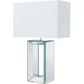 Searchlight Bordslampa Reflections, Genomskinlig / transpare, Vardagsrum / matsal, Glas, Modern, Bordslampa