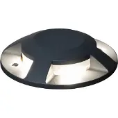 Konstsmide LED-golvinbyggnadslampa 7878-370, 4 lampor 7878-370, Svart, Aluminium / grå / zink