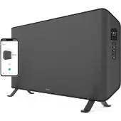 Duux Edge 2000 - Värmare - väggmonterad, golvstående - 2 kW - grå