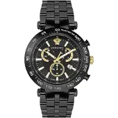 Versace Kvartsklocka herr - - Fet VEJB00722 - Rostfritt stål - Svart