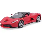 Bburago Ferrari Laferrari Signature, Modellsportbil, Förmonterad, 1:18, Ferrari Laferrari Signature, Hankoppling, Röd