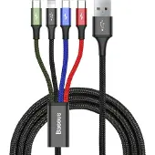 Baseus Rapid Series 4-i-1 Kabel CA1T4-A01 - 1.2m - Svart
