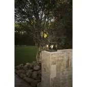 Faro Pollare Nala, Aluminium / grå / zink, Aluminium / grå / zink, Modern, Utomhuslampa