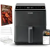 Cosori Dual Blaze Smart Air Fryer Mörkgrå - 6,4 liter