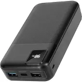 3mk Protection Powerbank 3mk PowerHouse 20000 mAh 2x USB-A 1x USB-C – svart