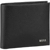 BOSS för män. 50529513 Plånbok i läder New Crosstown 4cc svart (OSFA), Casual, Hud