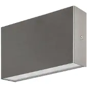 Arcchio Vägglampa utomhus Karline , Aluminium / grå / zink, Rostfritt stål, Modern