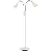 LUCANDE Golvlampa , Medira, Vit, Vardagsrum, Metall, Modern