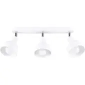 Sollux Spotlight tak Elba , dimbar, Vitt / opal, Vardagsrum / matsal, Metall, Taklampa