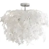 LINDBY Taklampa Maple , dimbar, Vitt / opal, Vardagsrum / matsal, Syntetmaterial, Modern, Taklampa