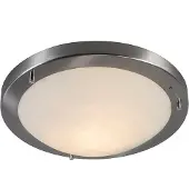 QAZQA Modern taklampa i stål 31 cm IP44 - Yuma