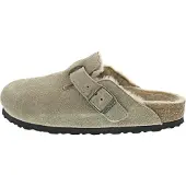 Birkenstock Pantolette 'Boston Leve' taupe