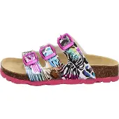 Superfit Sandal grå / rosa / svart / vit