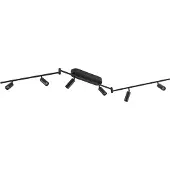 LINDBY LED taklampa Eldrin , Svart, Vardagsrum / matsal, Metall, Modern, LED-taklampa
