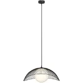 LINDBY Taklampa , Fabronia, dimbara, Svart, Vardagsrum, Metall, Modern