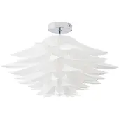 LINDBY Taklampa Rimon , dimbar, Vitt / opal, Vardagsrum / matsal, Syntetmaterial, Modern, Taklampa