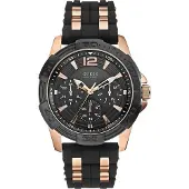 GUESS W0366G3 Analog Rostfritt Stål Herrklocka