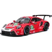 Bburago - Porsche 911 RSR LM 2020, Minibil 1:24, Detaljerad Racingmodell med Öppna Dörrar, Porsche Licens, Rekommenderad Ålder 3+ År