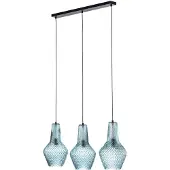 LINDBY Taklampa , Drakar, dimbara, Blå, Kök, Glas, Vintage / retro