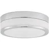 LINDBY Taklampa Flavi , dimbar, Förkromad / silver, Badrum, Glas, Modern, Taklampa