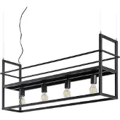 LINDBY Taklampa , Grisela, dimbara, Svart, Vardagsrum, Metall, Modern